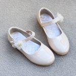 کفش دخترانه عروسکی طرح بغل مروارید از توباکو کد 4120704 - Image 5